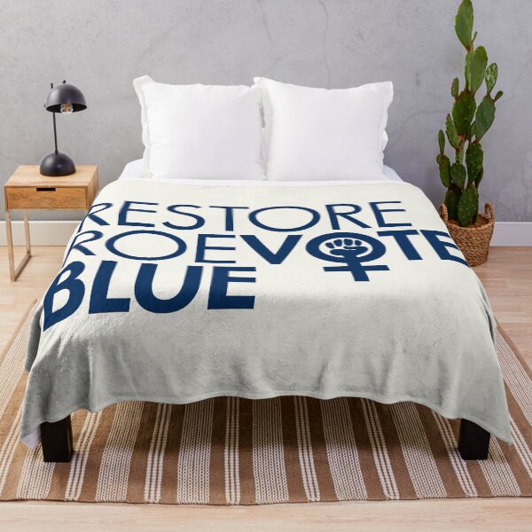 Item preview, Restore Roe Vote Blue designed and sold by Thelittlelord.
