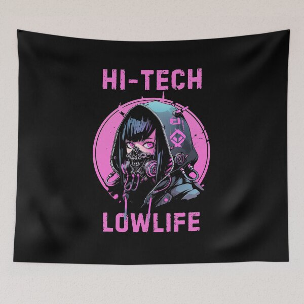 Item preview, Japanese Cyberpunk Tokyo Streetwear Aesthetic Hi-Tech Lowlife designed and sold by EanayarDesigns.