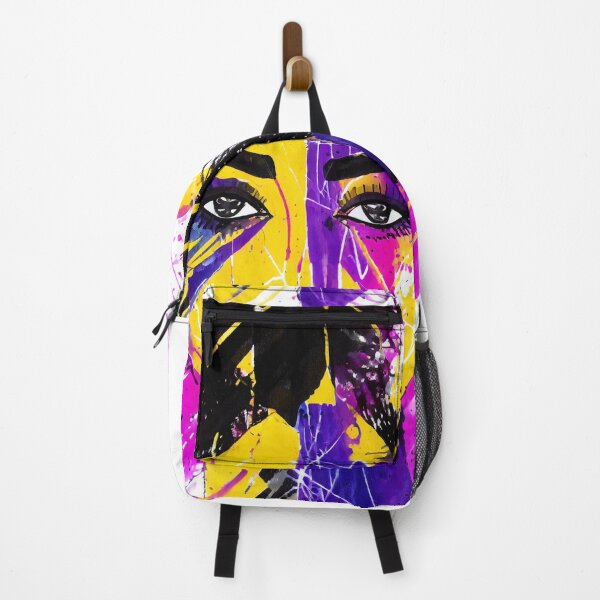 Item preview, Beautifull African Woman With Violet, Pink, Yellow, Blue and Purple designed and sold by MakeInShop.