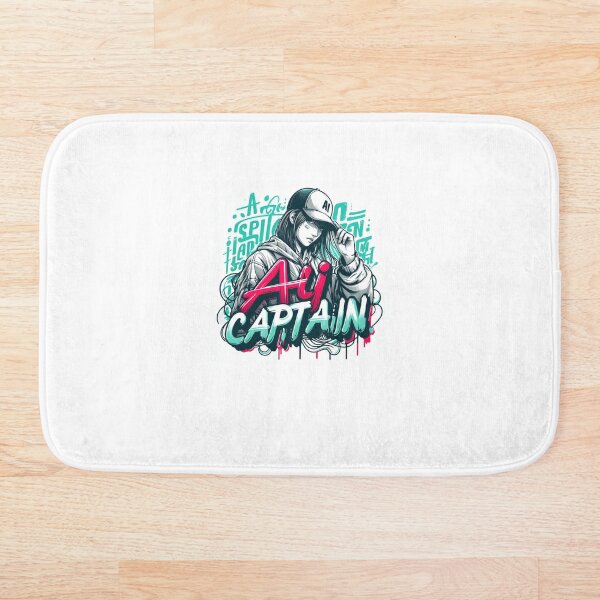 Item preview, anime graffiti Ai captain, neon graffiti t shirt, urban sticker art, grunge art, 3d letters designed and sold by KreativeSouls.