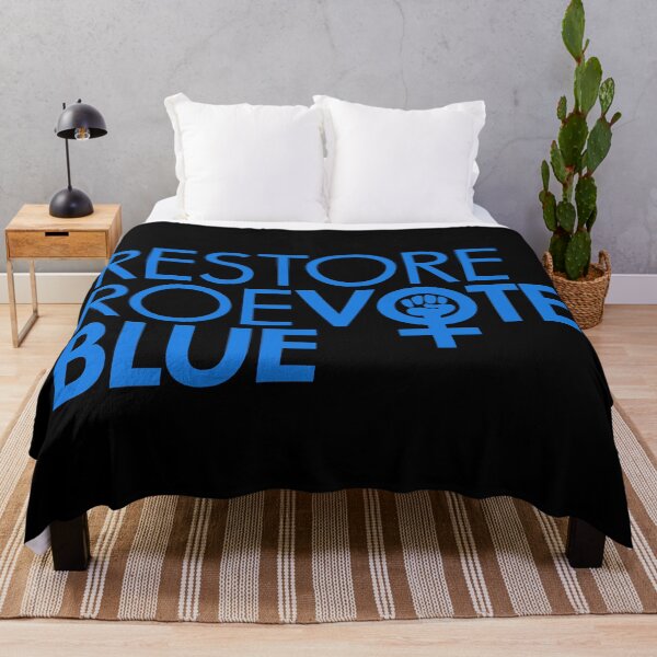 Item preview, Restore Roe Vote Blue designed and sold by Thelittlelord.