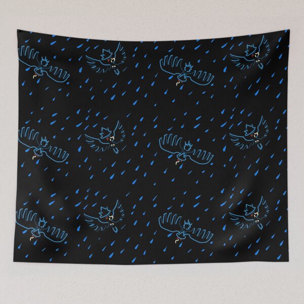 Item preview, Murkrow in the rain designed and sold by KiWiiU.
