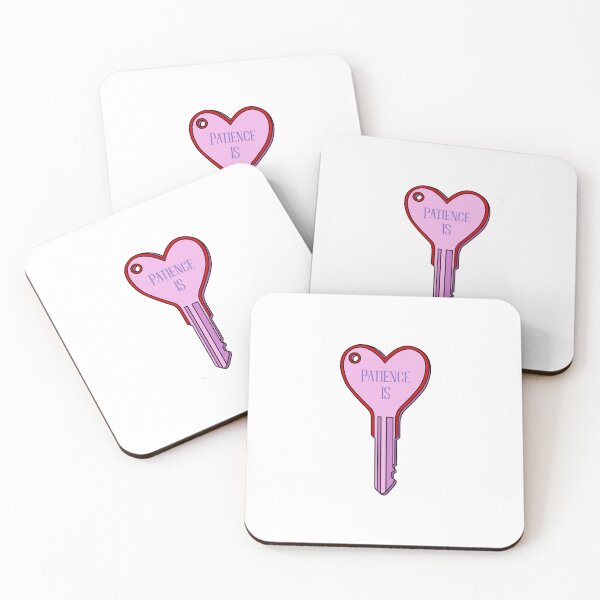 Item preview, Patience is the Key - Inspirational Heart Design designed and sold by ElLocoMus.