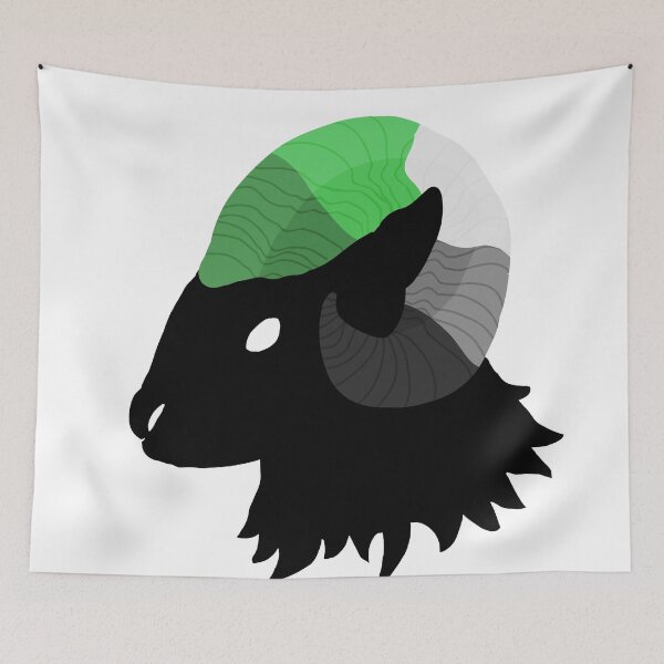 Item preview, Aromantic Pride Goat designed and sold by AutyLeaves.