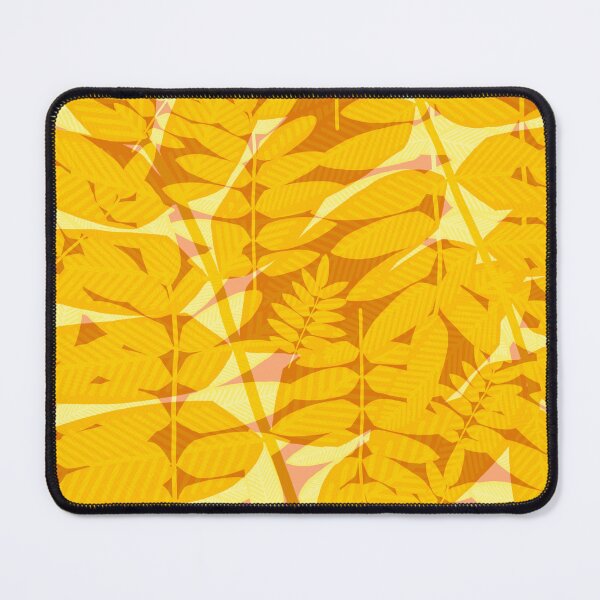 Item preview, Abstract nature foliage in yellow  designed and sold by Meteryards.