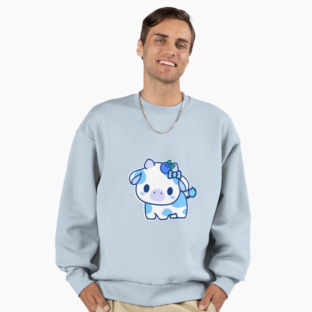 Blueberry Cow Sticker