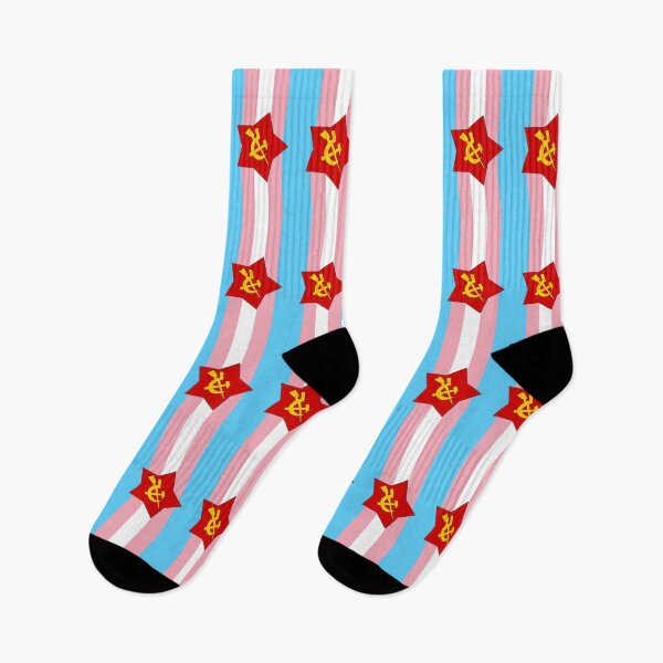 Item preview, Trans-Hoxhaism Flag designed and sold by Mister-51.