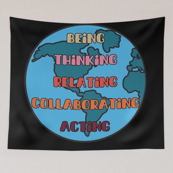 Item preview, Global IDG - Being Thinking Acting World Unity designed and sold by ElLocoMus.