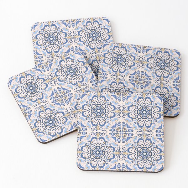 Item preview, Traditional Portuguese Tile Pattern designed and sold by MyTshirtArt.