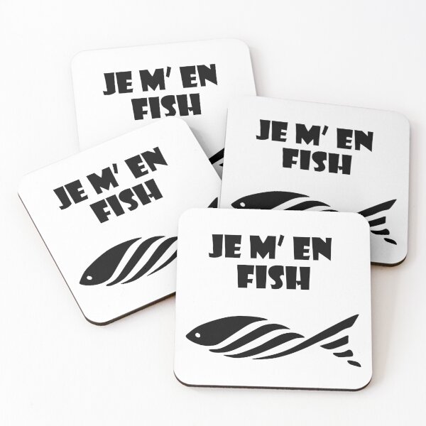 Item preview, Je M'en Fish  French Expression I Do Not Care designed and sold by Slassyat.