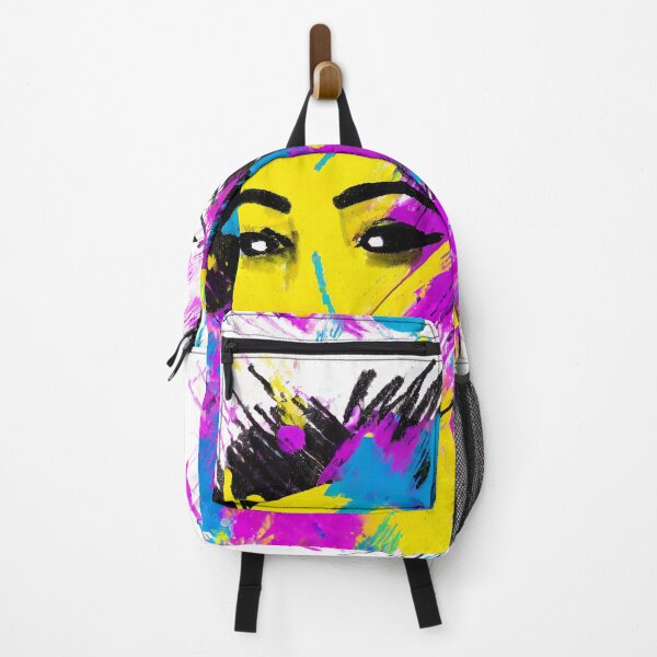Item preview, Beautifull African Woman With Violet, Pink, Yellow, Blue and Purple designed and sold by MakeInShop.