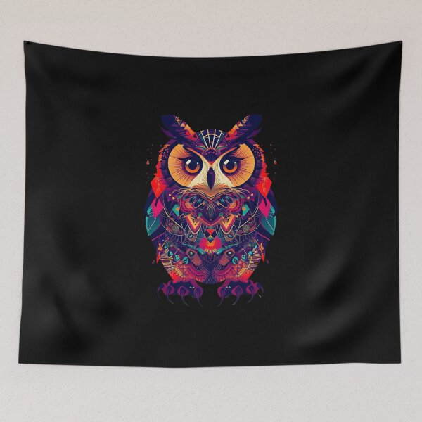 Aperçu de l'œuvre Ornate Owl créée et vendue par Yogimeister.
