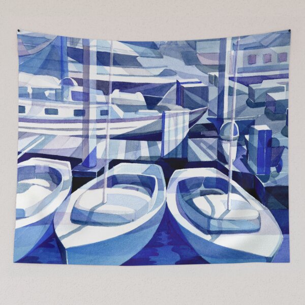 Item preview, marina in blue designed and sold by Gerardo Segismundo.
