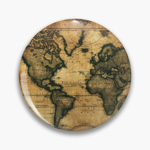 Item preview, Vintage Map of the World designed and sold by CosmicAnomaly.