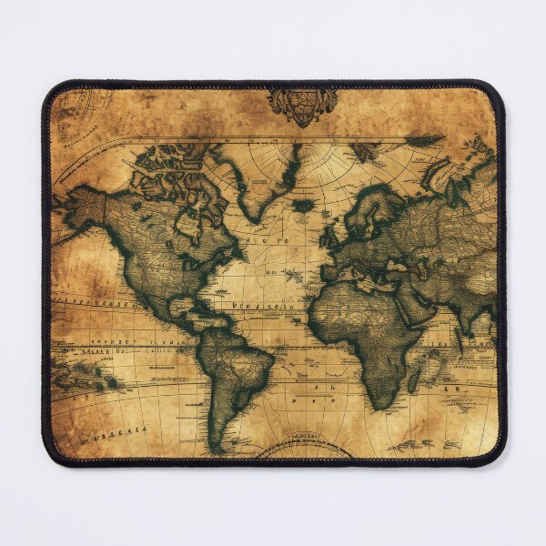 Item preview, Vintage Map of the World designed and sold by CosmicAnomaly.