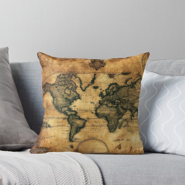 Item preview, Vintage Map of the World designed and sold by CosmicAnomaly.