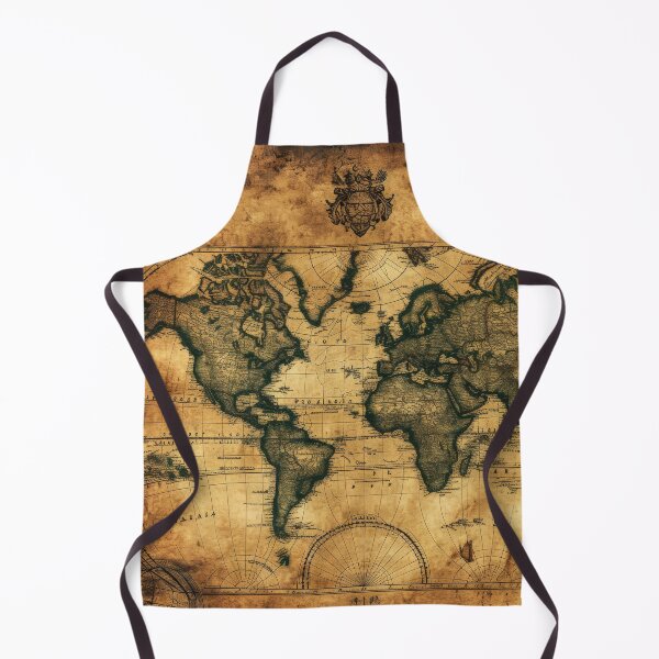 Item preview, Vintage Map of the World designed and sold by CosmicAnomaly.