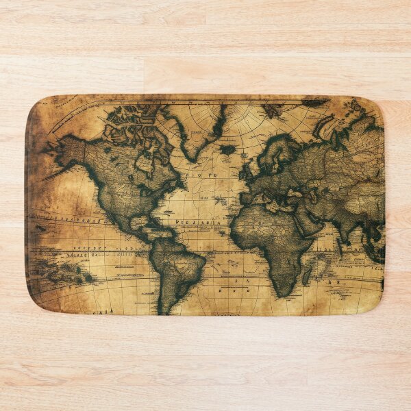 Item preview, Vintage Map of the World designed and sold by CosmicAnomaly.