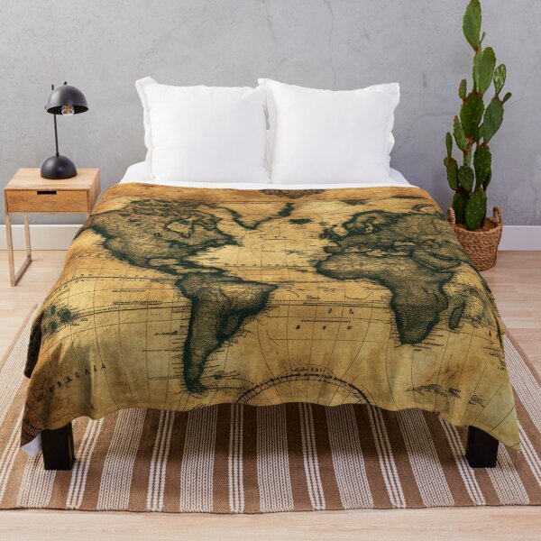 Item preview, Vintage Map of the World designed and sold by CosmicAnomaly.