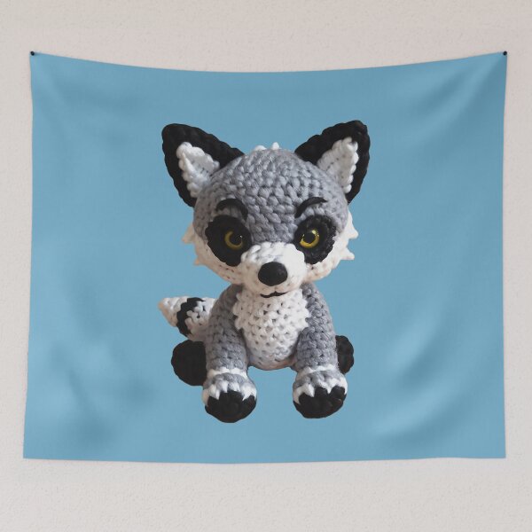 Item preview, Amigurumi Cute Wolf designed and sold by jumpercat.