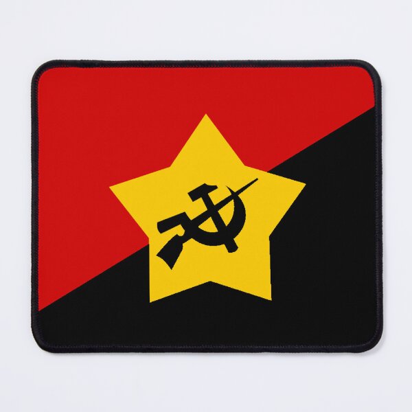 Item preview, Anarcho-Hoxhaism Flag designed and sold by Mister-51.