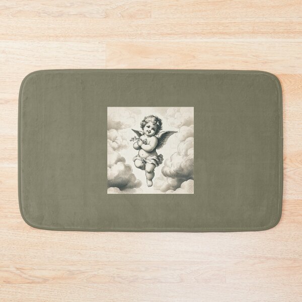 Item preview, Classic engraving of a cherub   designed and sold by dausiael.