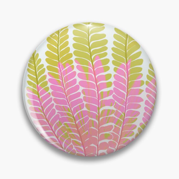 Item preview, Modern digital fern in pink and green. designed and sold by Meteryards.