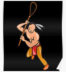 Native American Lacrosse Poster