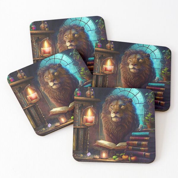Item preview, Lion Librarian designed and sold by Claudia Bartoli-McKinney.