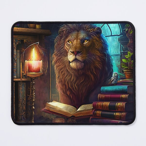 Item preview, Lion Librarian designed and sold by Claudia Bartoli-McKinney.
