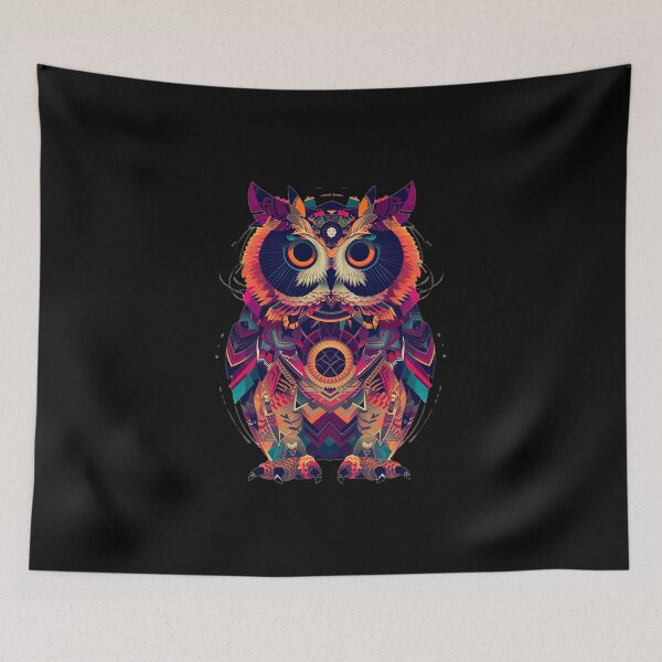 Aperçu de l'œuvre Ornate Owl créée et vendue par Yogimeister.