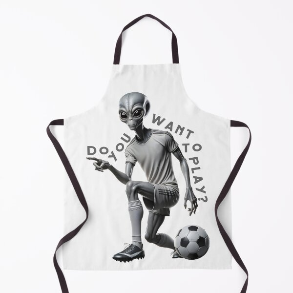 Item preview, Cosmic Footballer: Grey Alien Plays football designed and sold by UFOFashionista.