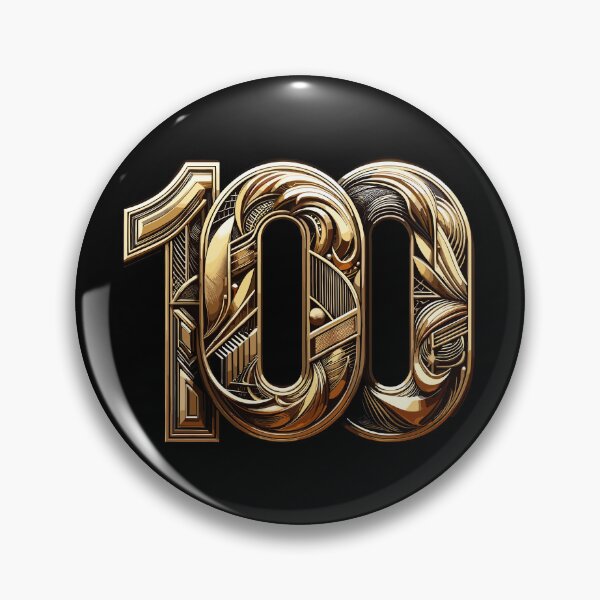 Item preview, 100 Years Gold Modern 100th Birthday Gift designed and sold by Pineapple-Tree.