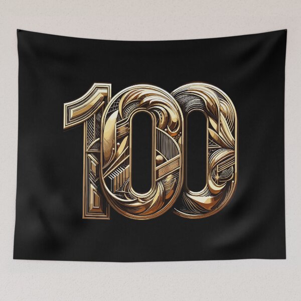 Item preview, 100 Years Gold Modern 100th Birthday Gift designed and sold by Pineapple-Tree.