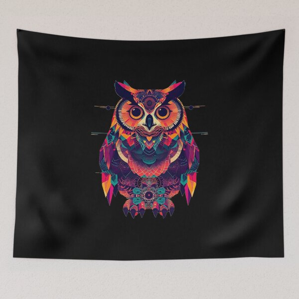 Aperçu de l'œuvre Ornate Owl créée et vendue par Yogimeister.