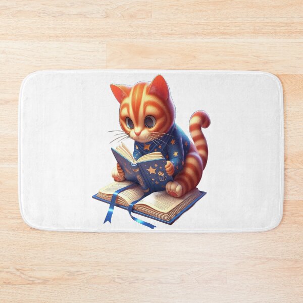 Item preview, Cat Reading book,nerdy designed and sold by GLORY-LIFE.
