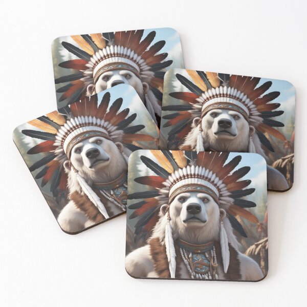 Item preview, Spirit Bear Chief designed and sold by Dryden Stewart Enterprises.
