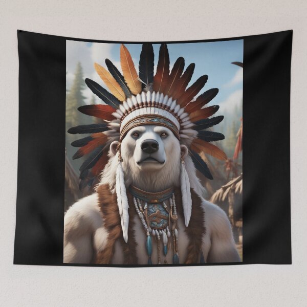 Item preview, Spirit Bear Chief designed and sold by Dryden Stewart Enterprises.