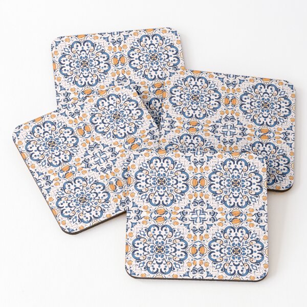 Item preview, Traditional Portuguese Tile Pattern designed and sold by MyTshirtArt.