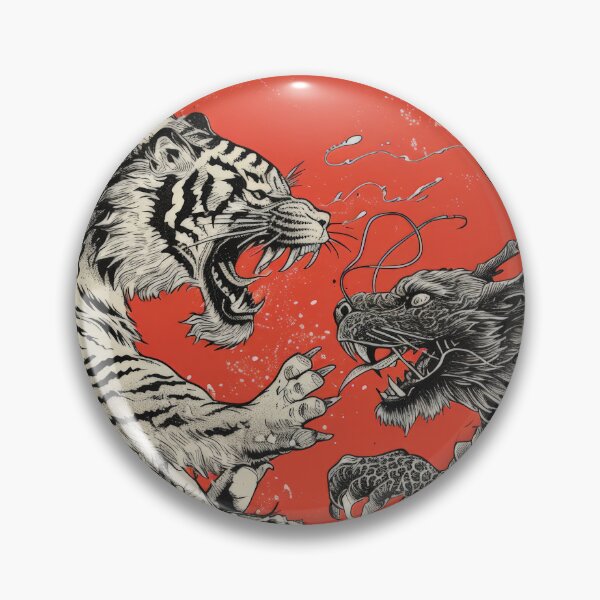 Item preview, Traditional Japanese Irezumi Tiger designed and sold by CosmicAnomaly.