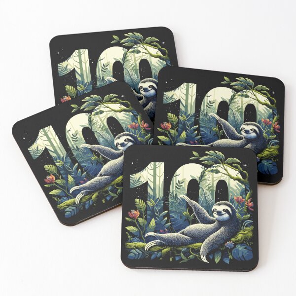 Item preview, 100 years of sloth 100th birthday gift designed and sold by Pineapple-Tree.