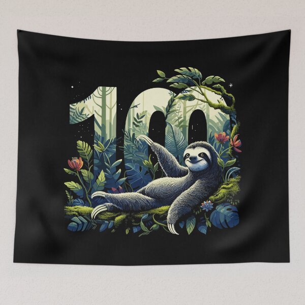 Item preview, 100 years of sloth 100th birthday gift designed and sold by Pineapple-Tree.