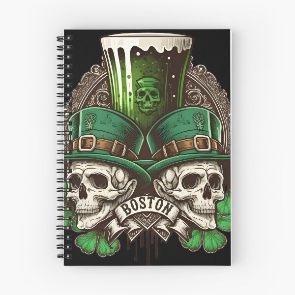 Item preview, St. Patrick's Day Boston Irish Skulls, Shamrocks, and Green Beer designed and sold by WigOutlet.