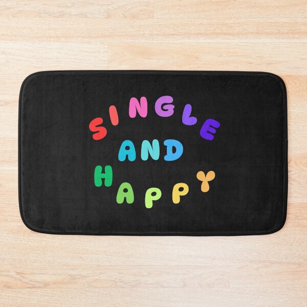 Item preview, SINGLE AND HAPPY FUNNY VALENTINE'S GIFT designed and sold by anajamelek.