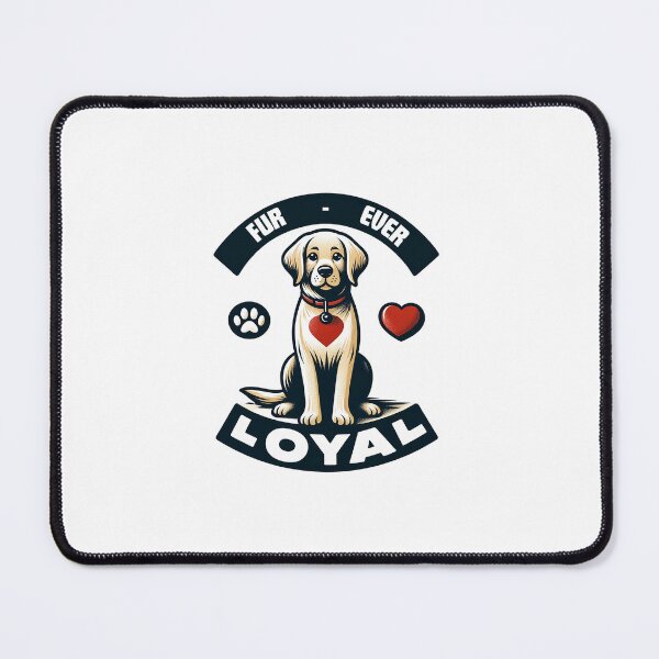 Item preview, Heartfelt Hound: "Fur-ever Loyal" Devoted Dog designed and sold by creativechaster.