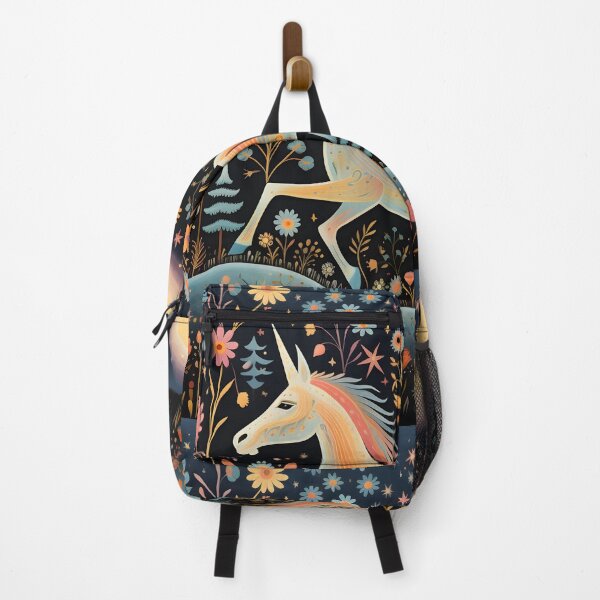 Item preview, Under The Floral Moon Prancing Unicorn designed and sold by DigitalityArt.