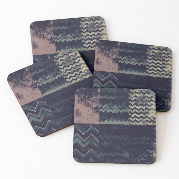 Item preview, Grunge Patchwork with Herringbone designed and sold by SamJanner.
