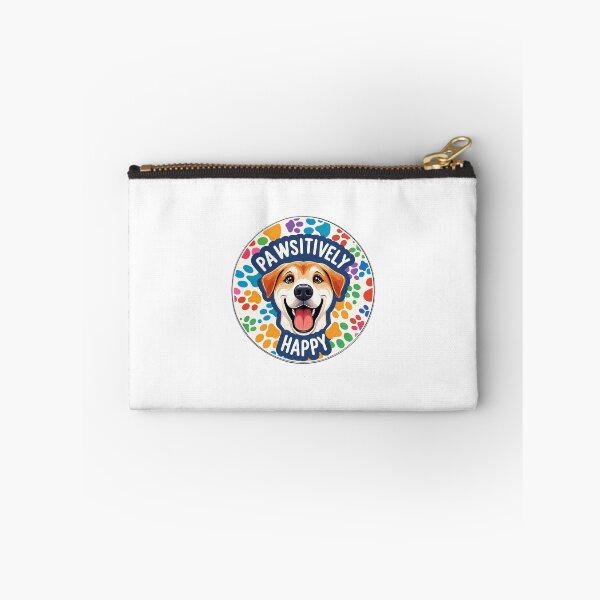 Item preview, Joyful Paw Prints: "Pawsitively Happy" Smiling Dog designed and sold by creativechaster.