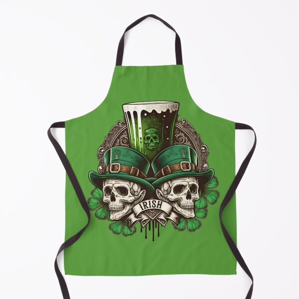 Item preview, St. Patrick's Day Irish Skulls, Shamrocks, and Beer designed and sold by WigOutlet.