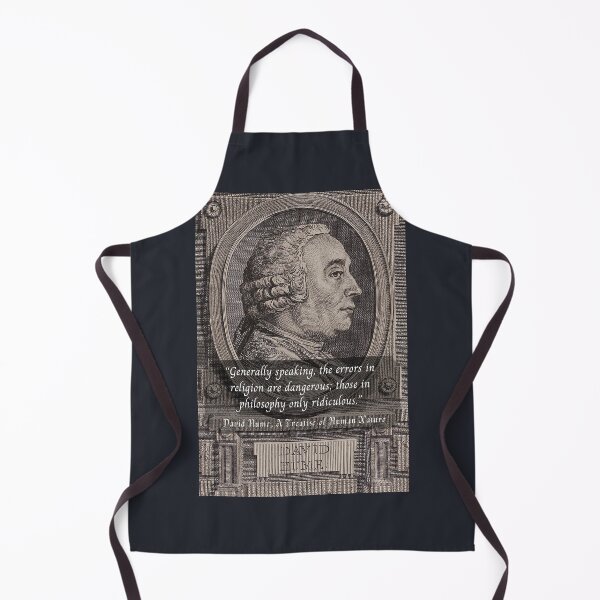 Item preview, David Hume portrait and quote: Generally speaking, the errors in religion are dangerous; those in philosophy only ridiculous. designed and sold by artbleed.